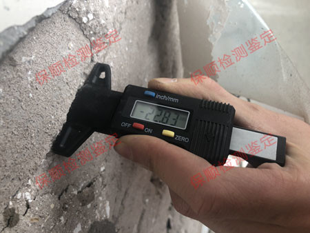 砂浆灌入深度检测